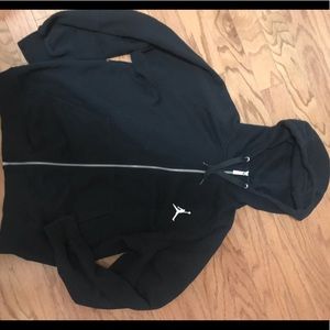 Black Jordan zip hoodie
